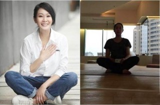 太辛苦！！刘若英45岁挺7个月孕肚做运动！曾开刀双腿支撑困难…